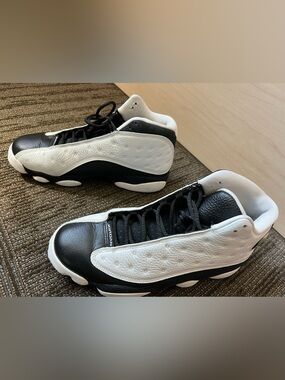 Jordan Black & White Retro High-Top Sneakers